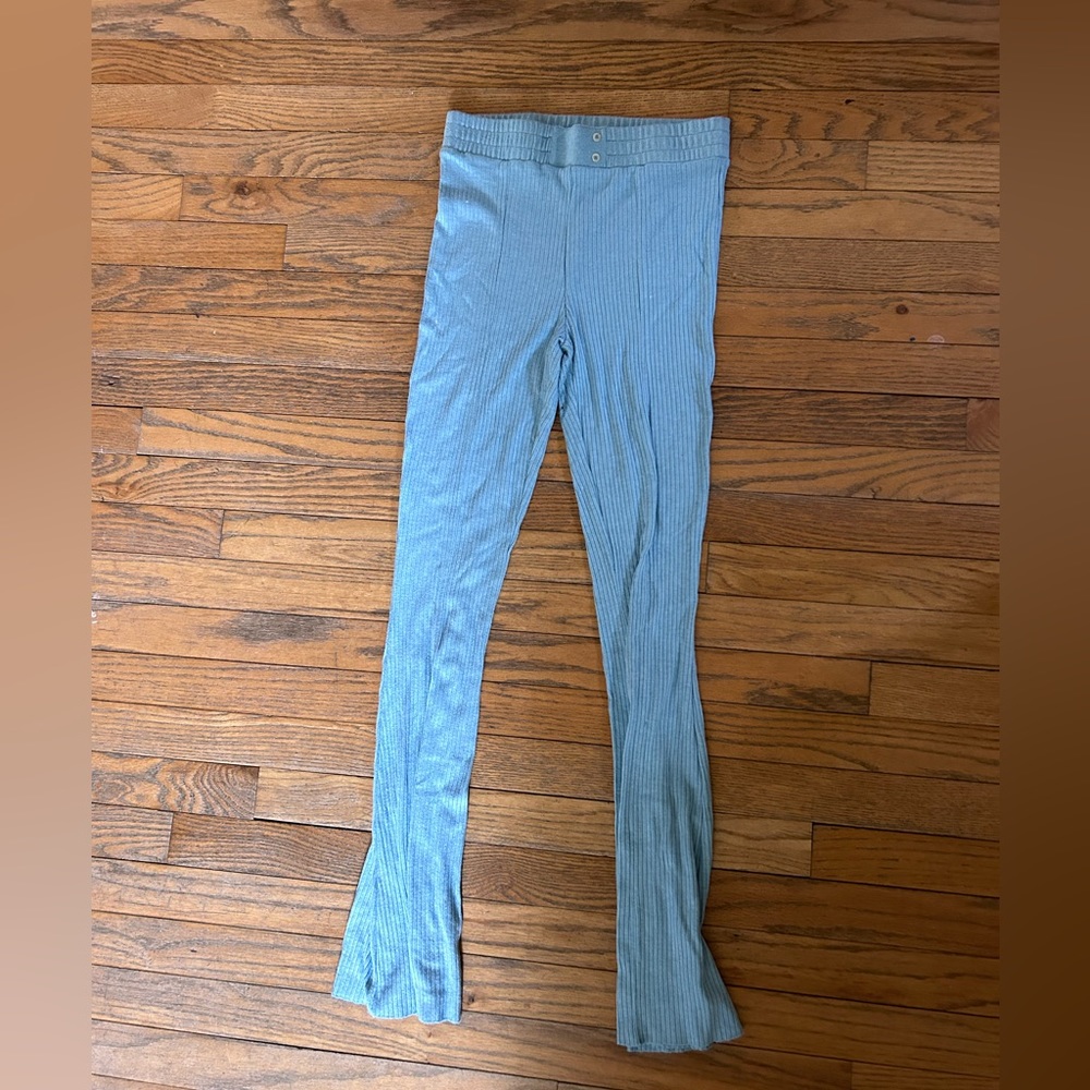 Out from Under (URBAN OUTFITTERS) flare blue leisure pants